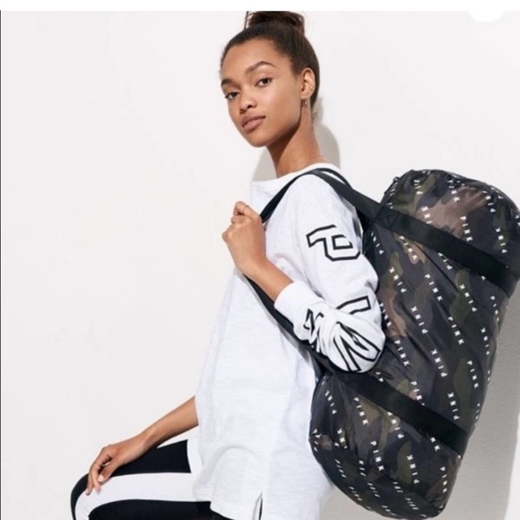 PINK Victoria's Secret Bags Nwt Vs Pink Camo Duffle Bag Poshmark